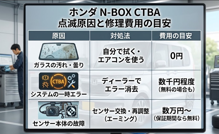 ホンダ n-box ctba 点滅