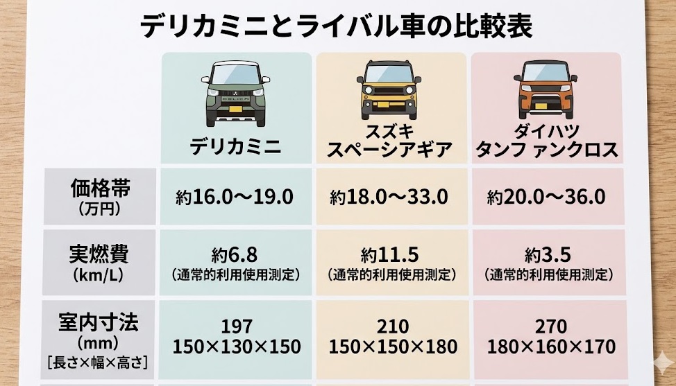 デリカミニ やめとけ