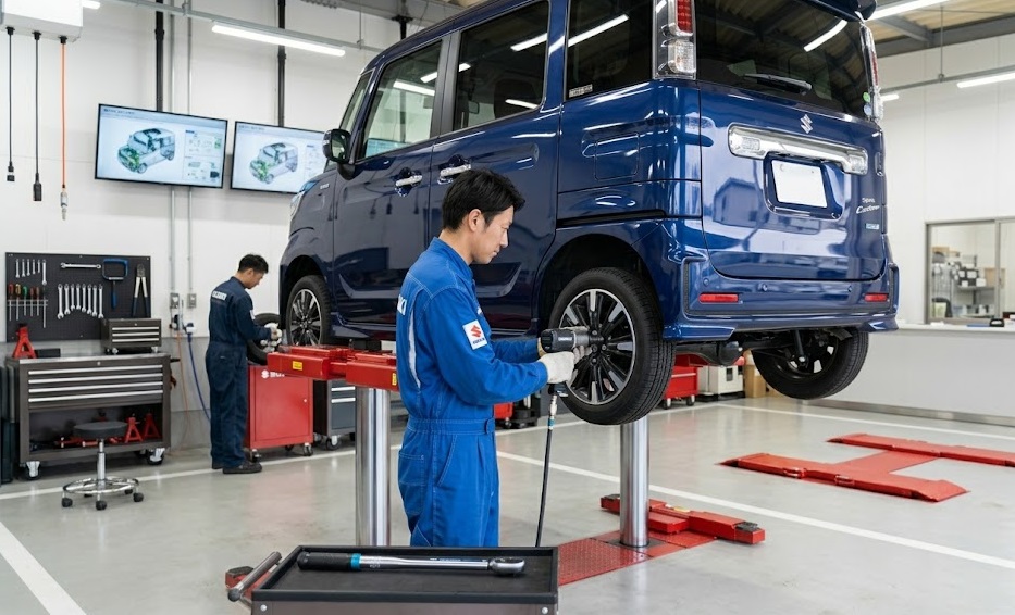 スペーシアカスタム ジャッキアップポイント