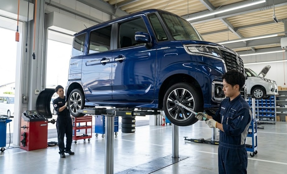 スペーシアカスタム ジャッキアップポイント