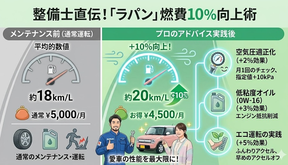 アルトラパン 燃費