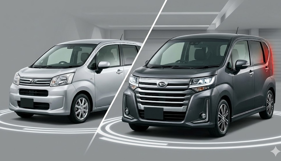 ムーヴカスタム la100s 前期 後期 違い