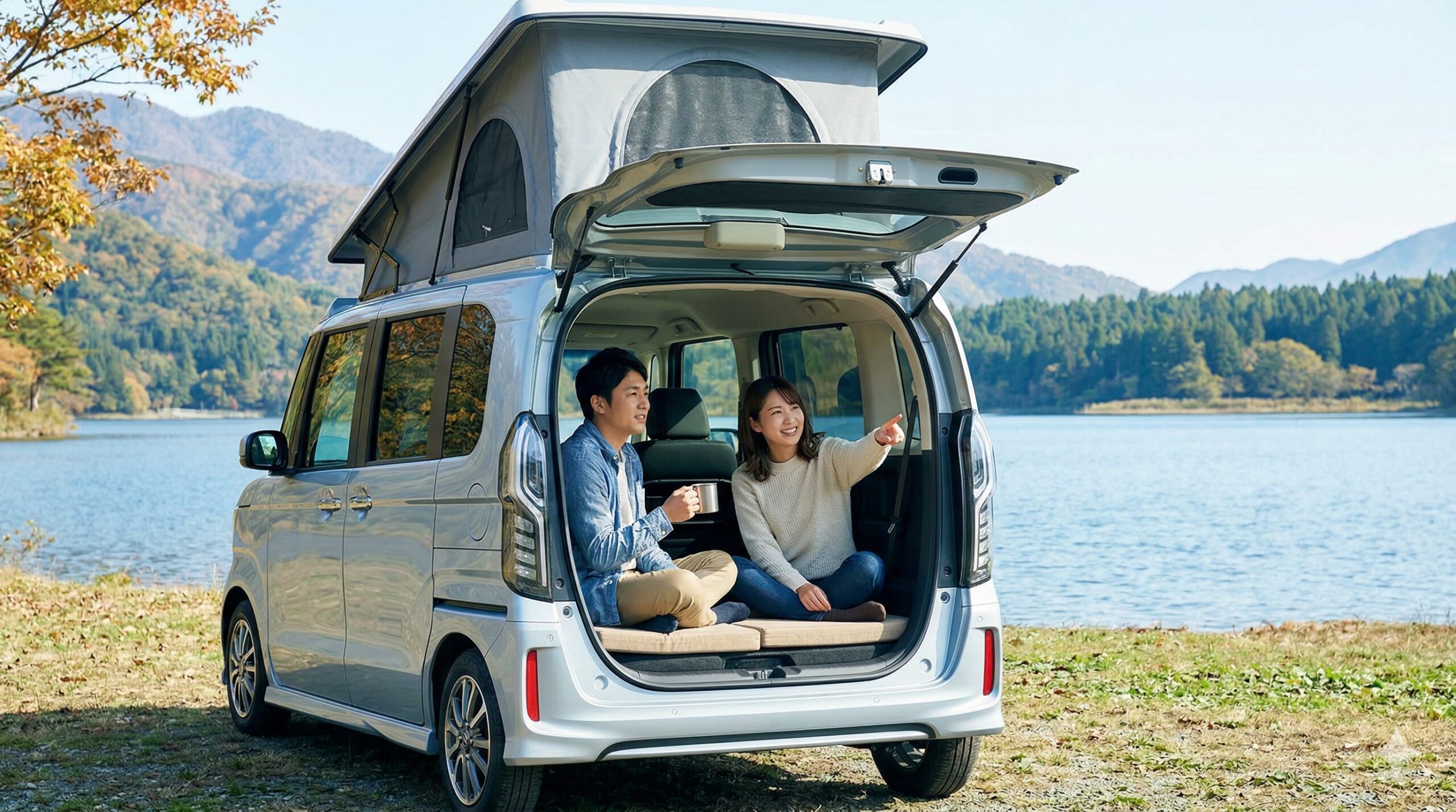 ホンダN-box キャンピング仕様で車中泊！プロのカスタム術