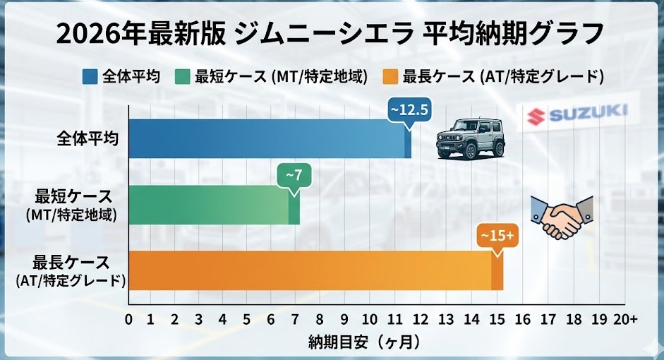 ジムニーシエラ 納期