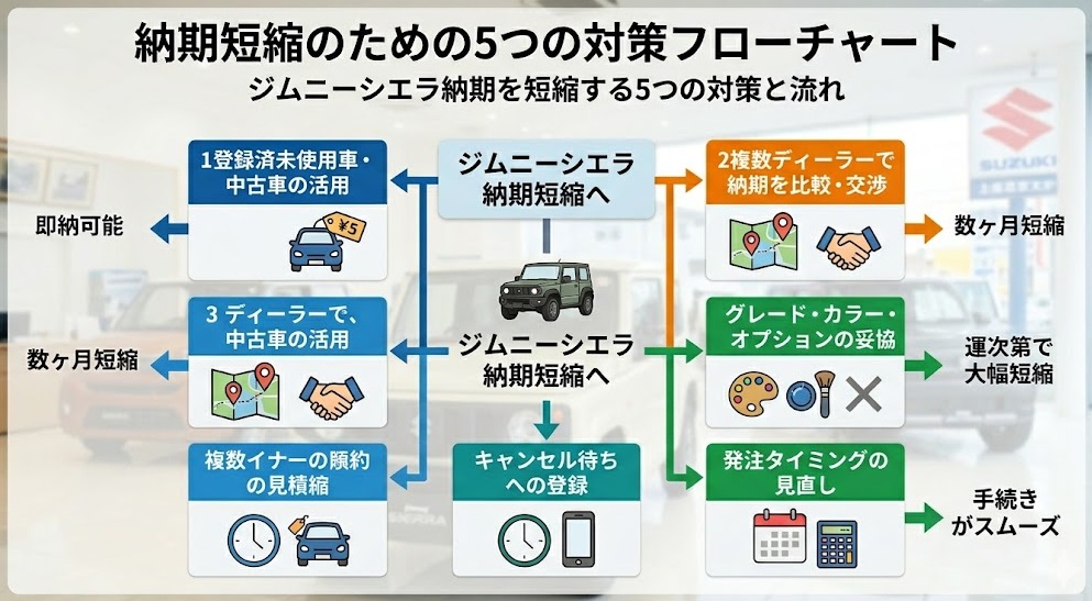 ジムニーシエラ 納期