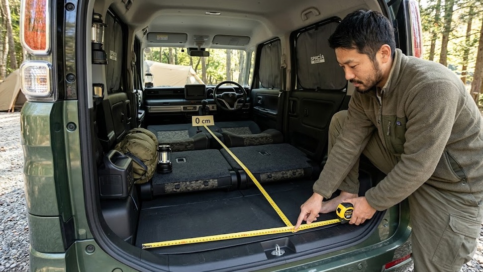 スペーシアギア 車中泊