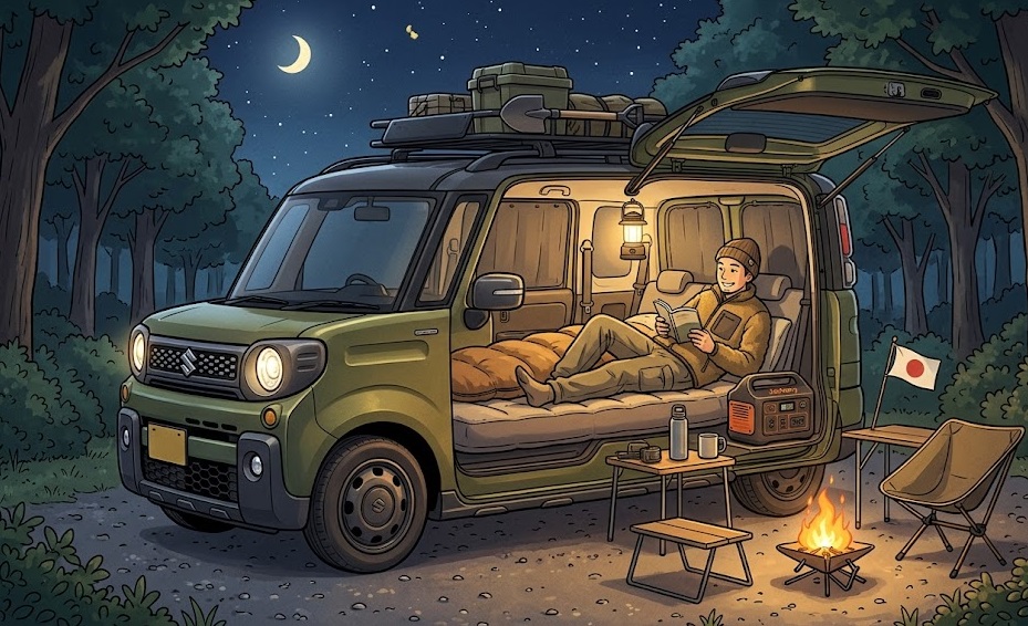 スペーシアギア 車中泊