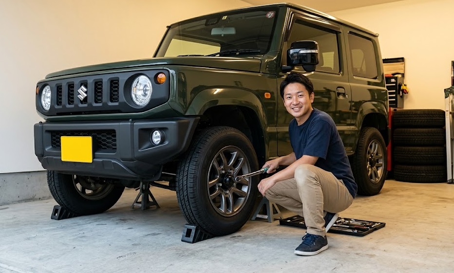 ジムニー タイヤ交換 自分で