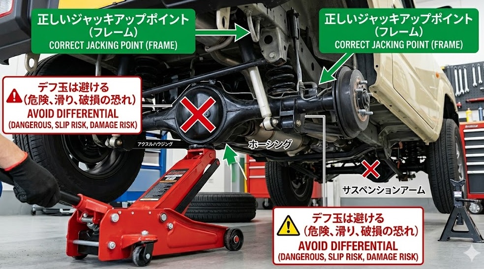ジャッキアップポイント