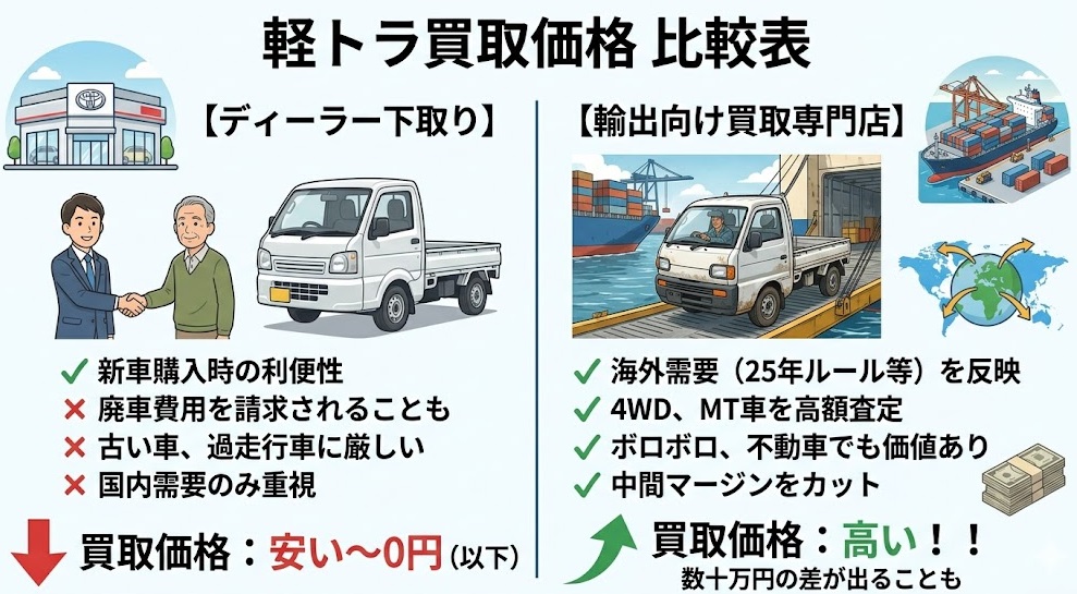 中古の軽自動車が世界で大ブーム