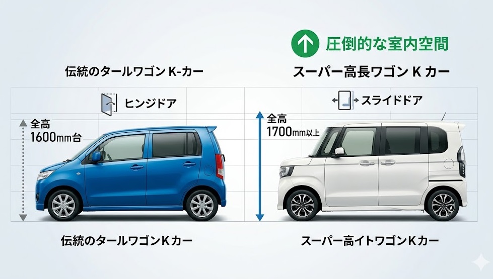 軽自動車 スーパーハイトワゴン