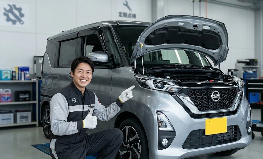 ルークス ボンネット 開け方