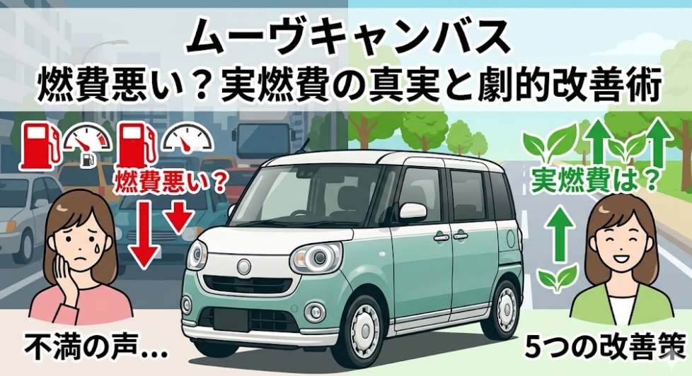 ムーヴキャンバス 燃費悪い
