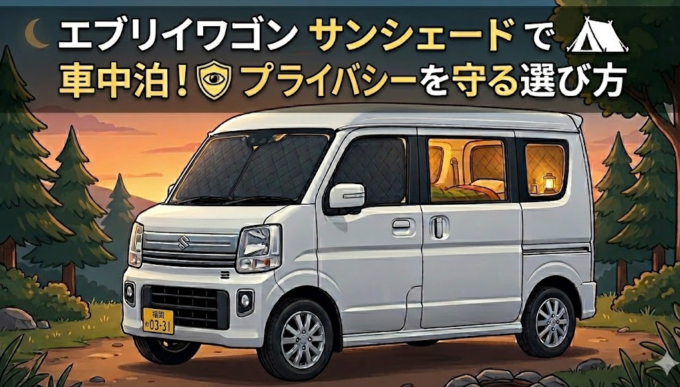 エブリイワゴン サンシェード