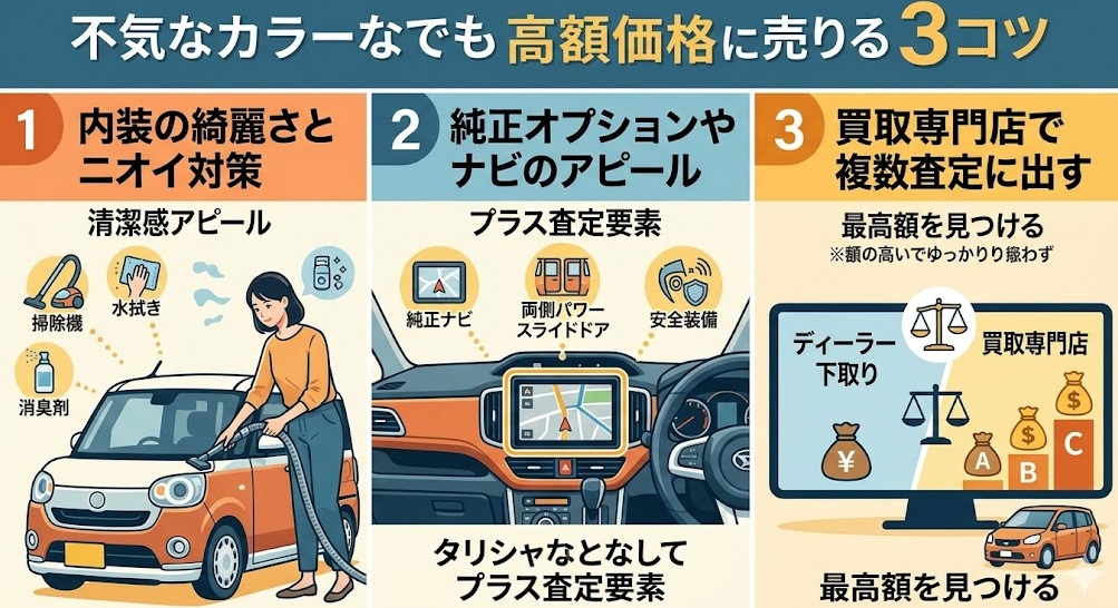 ムーヴキャンバス 不人気色