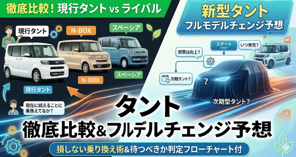 ダイハツ タント フルモデルチェンジ 予想