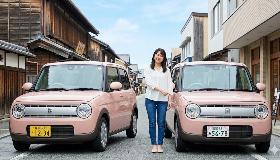 軽自動車の枠を超えたデザインと内装を持つスズキ・ラパン