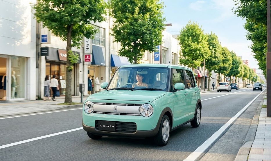 街中をスムーズに走るラパンの走行性能