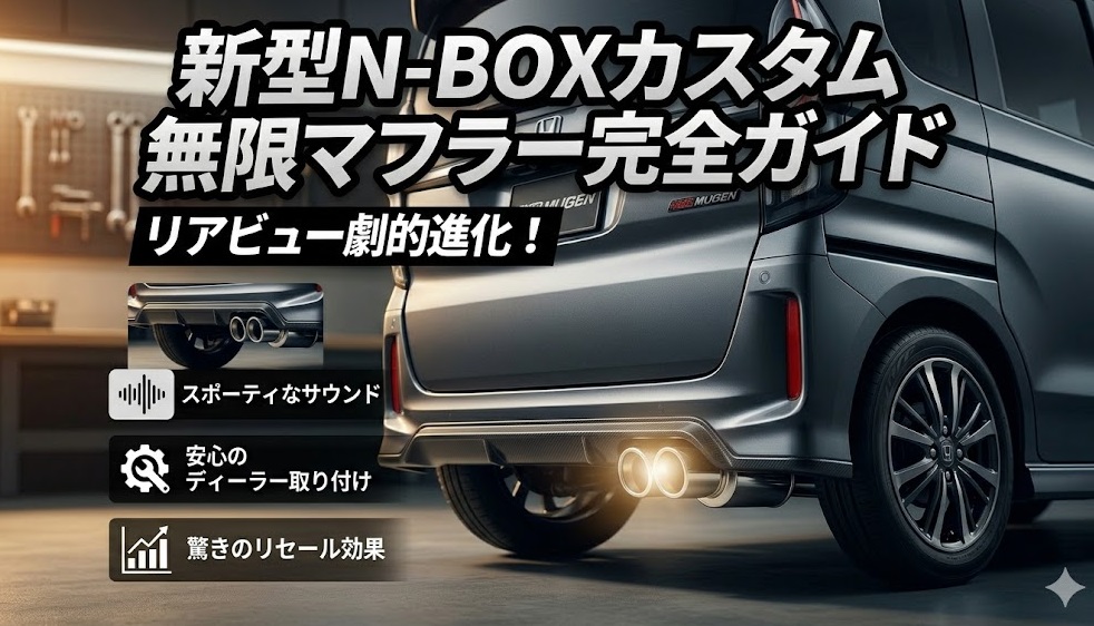 ホンダ 新型 N-BOX 無限マフラー