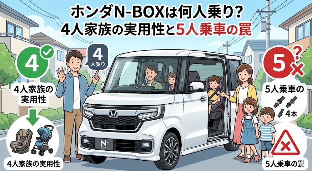 ホンダ n-box 何人乗り
