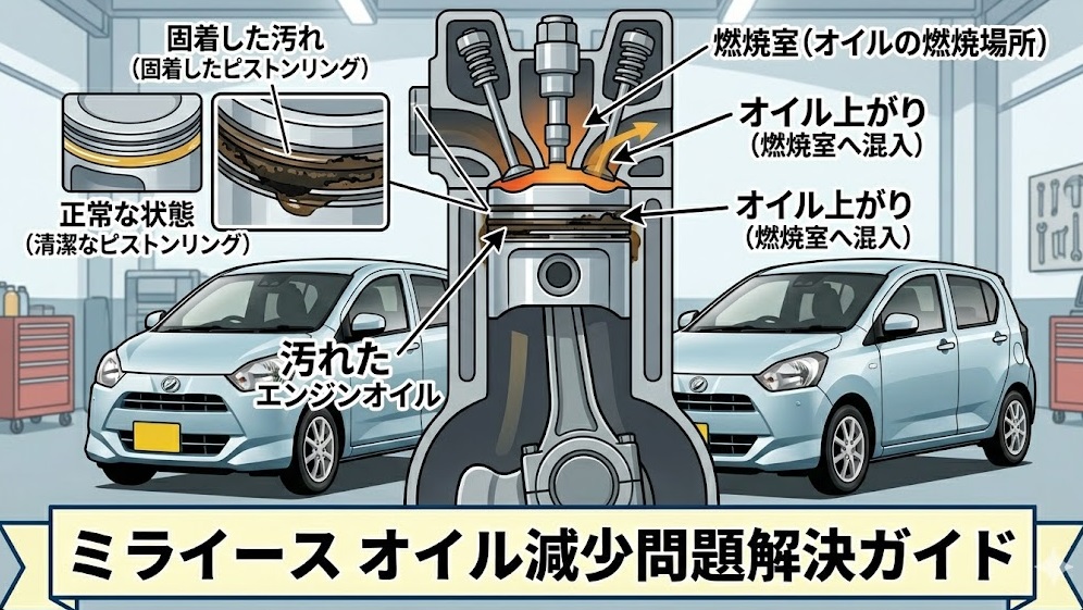 ミライース オイル量